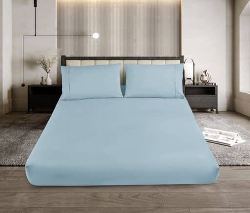 Melange Combo Sheet Set QB Winter Blue