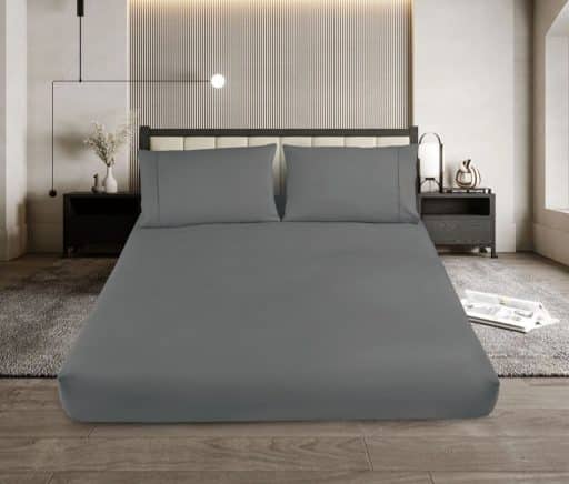 Melange Combo Sheet Set KB Charcoal