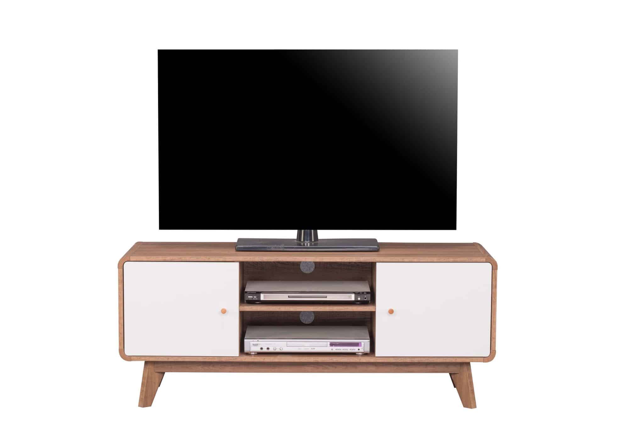 994035 - FLYNN TV UNIT NATURAL WHITE